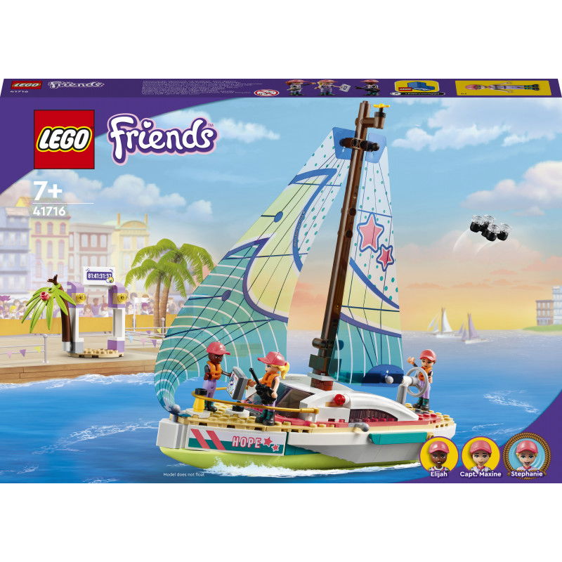 Konstruktorius LEGO Friends Stefani buriavimo nuotykiai 41716