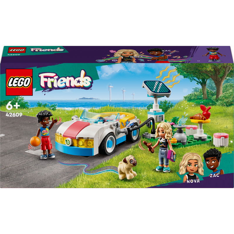 Konstruktorius LEGO Friends Electric Car and Charger