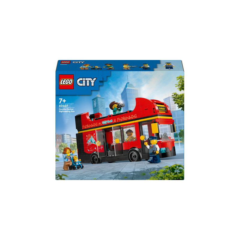 Konstruktorius LEGO CITY RED DOUBLE-DECKER SIGHTSEEING BUS