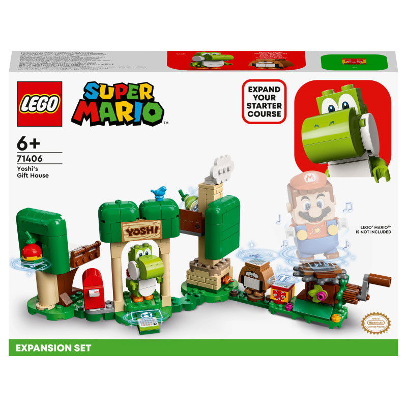 Konstruktorius LEGO Super Mario Yoshis Gift House Expansion Set Yoshi Figure Construction Toy 71406