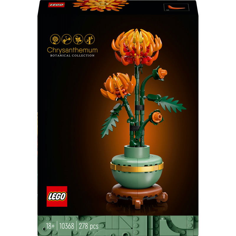 Konstruktorius LEGO ICONS CHRYSANTHEMUM