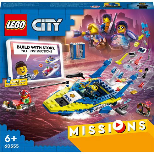 Konstruktorius LEGO City Vandens policijos tyrimai 60355