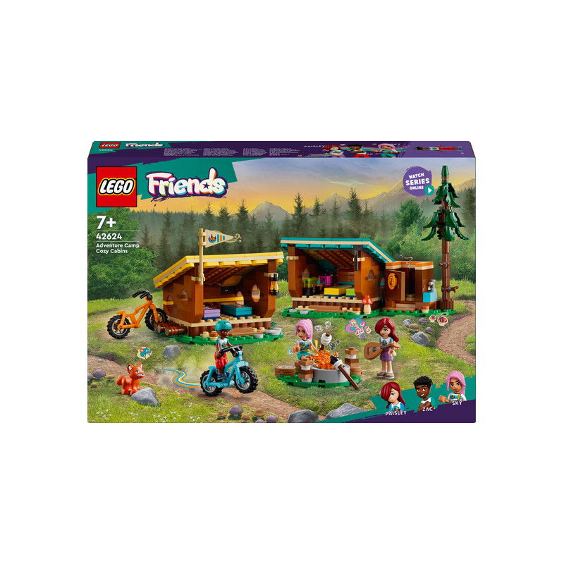 Konstruktorius LEGO FREINDS ADVENTURE CAMP COZY CABINS