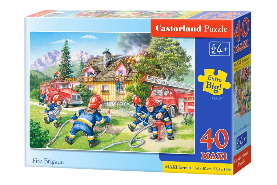 Dėlionė Castorland Fire Brigade, 40 dalių