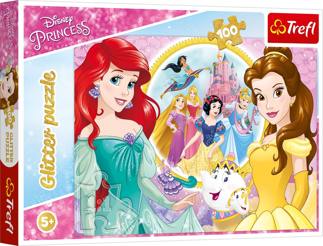 TREFL DISNEY PRINCESSES Blizgantis dėlionė „Princesės“, 100 det.