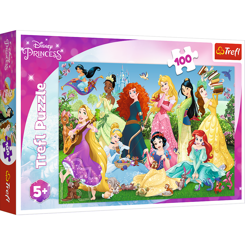 TREFL DISNEY PRINCESSES dėlionė „Princesės“, 100 det.