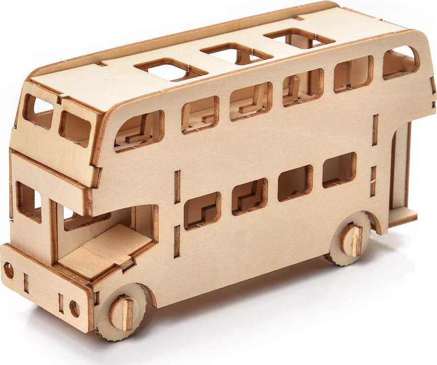 Little-Story Little Story Wooden Puzzle Model 3D - Bus