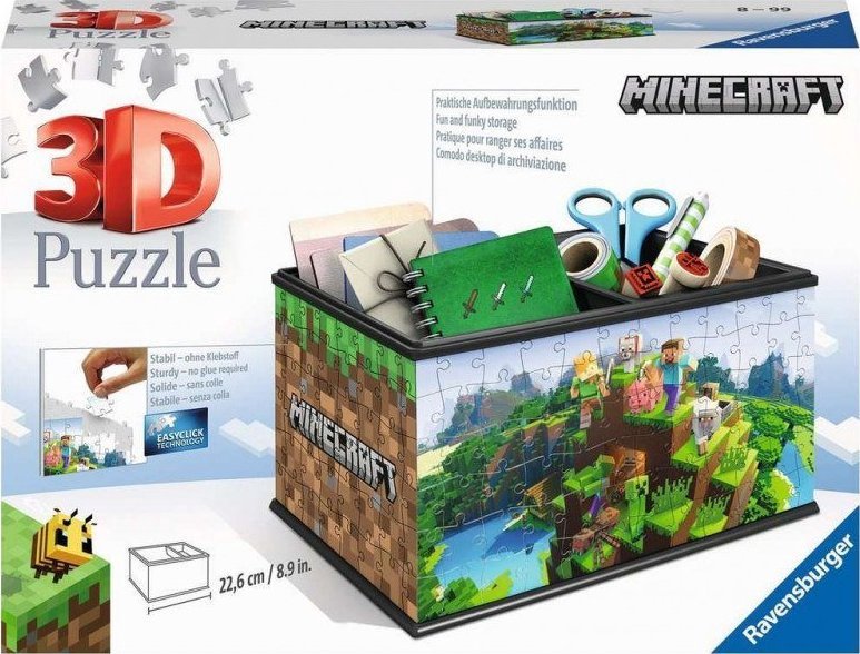 Ravensburger Puzzle 216 elements 3D Box Minecraft