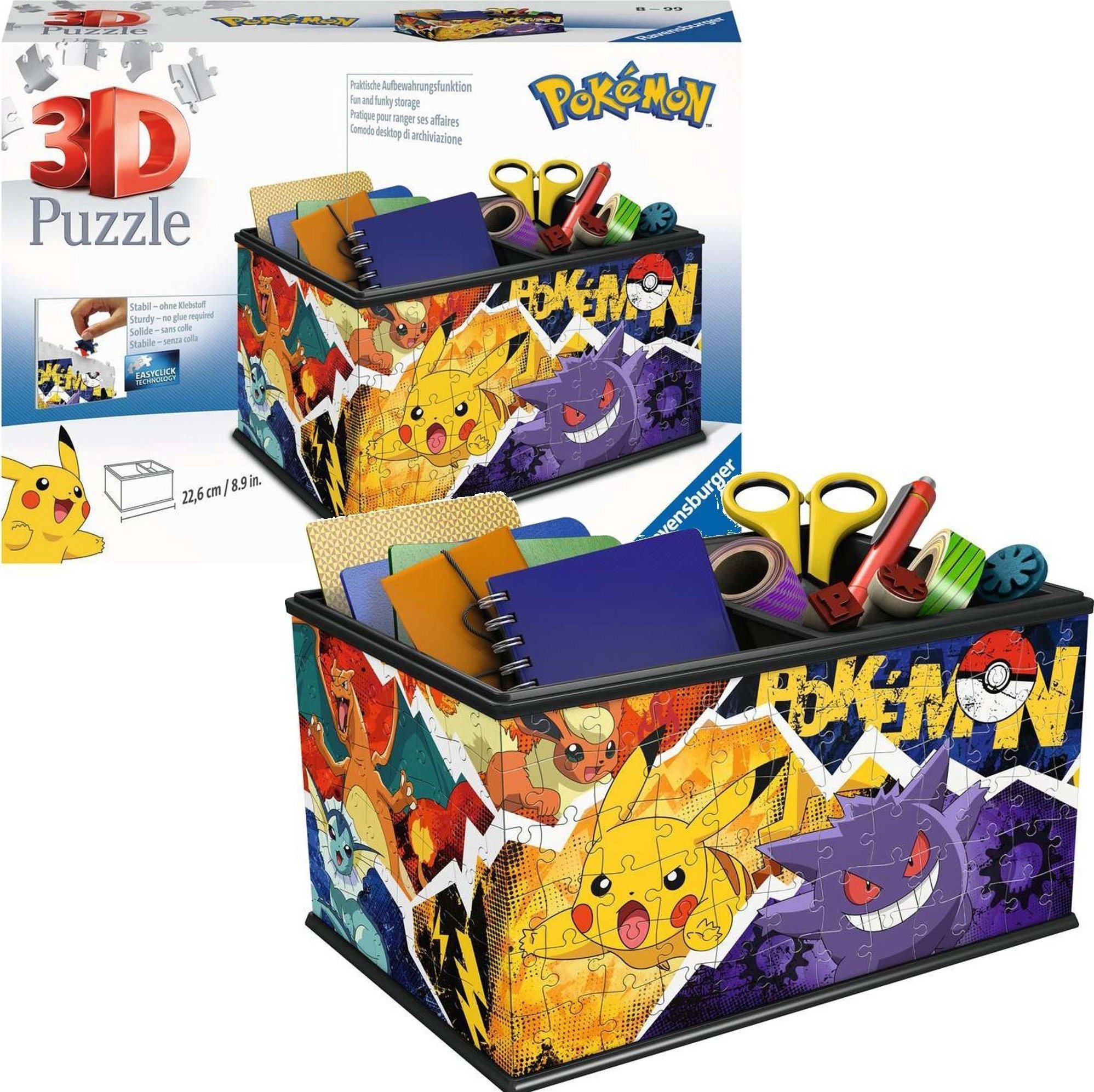 Ravensburger Ravensburger 3D storage box puzzle Pokemon (multicolored)