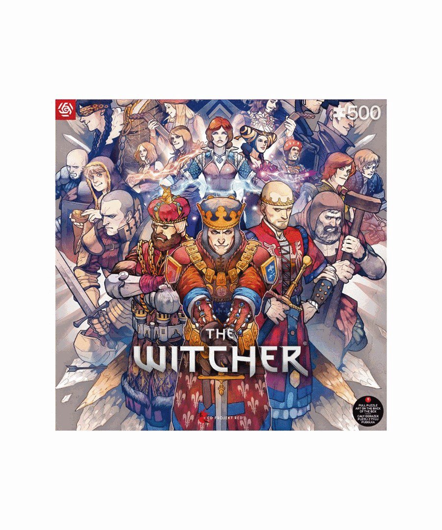 Good Loot Žaidimų dėlionė: The Witcher Northern Realms (500 dalių)