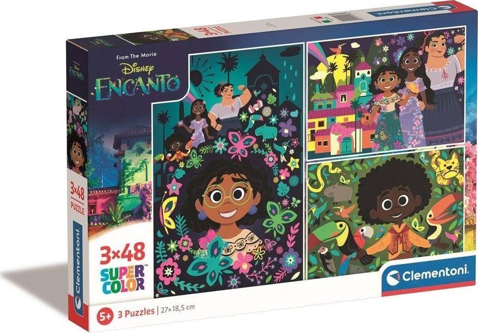 Clementoni CLE puzzle 3x48 SuperColor Disney Encanto 25286
