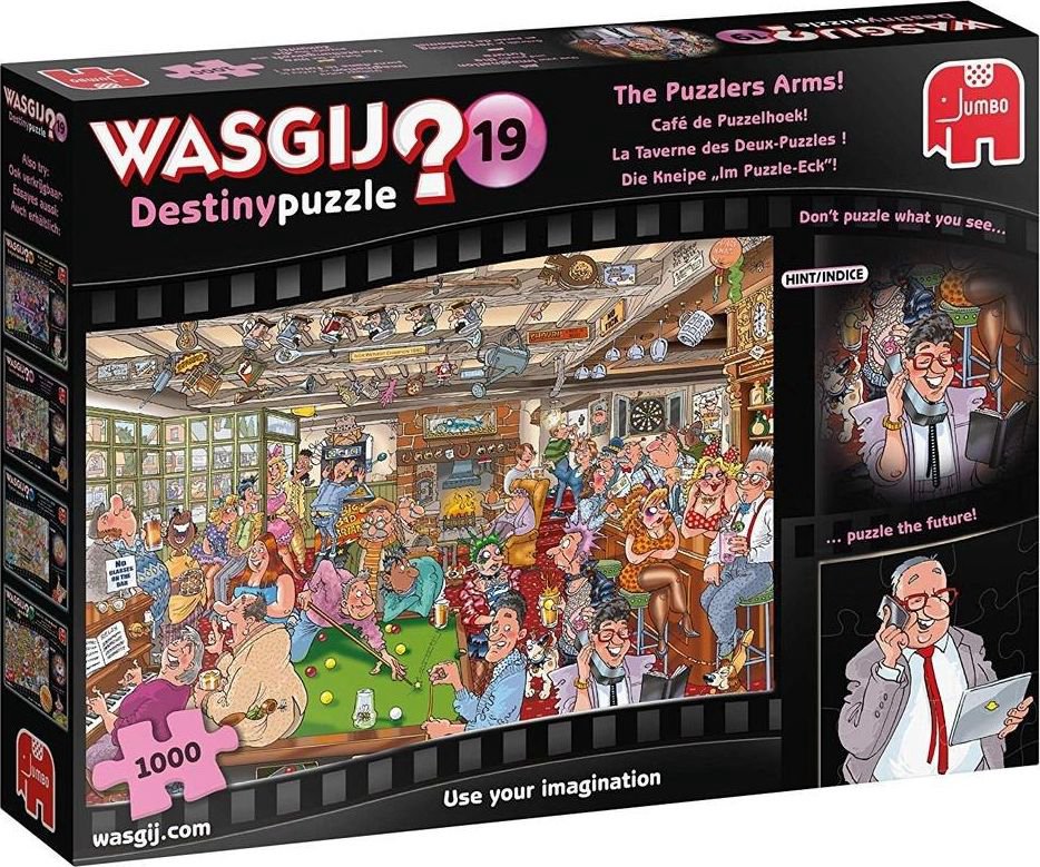 Jumbo Puzzle 1000 Wasgy In English pub G3