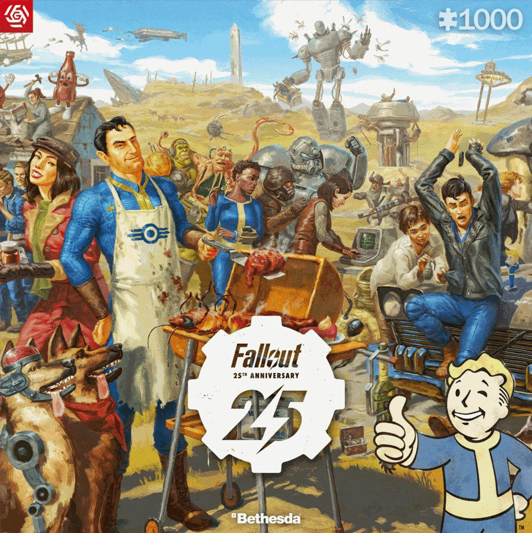 Puzzle Good Loot Gaming - Fallout: 25th Anniversary 1000 vnt