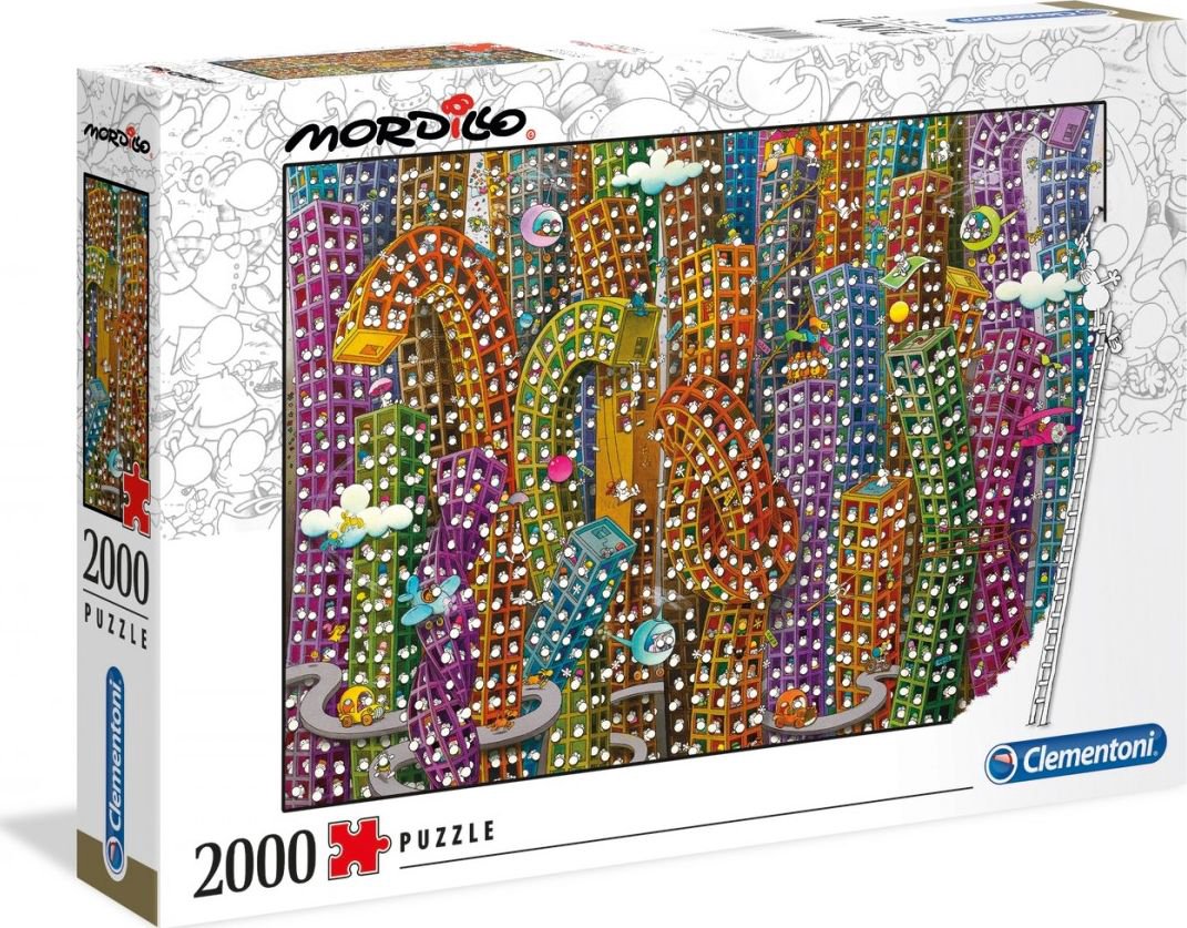 Clementoni Puzzle 2000 elements Mordillo The Jungle