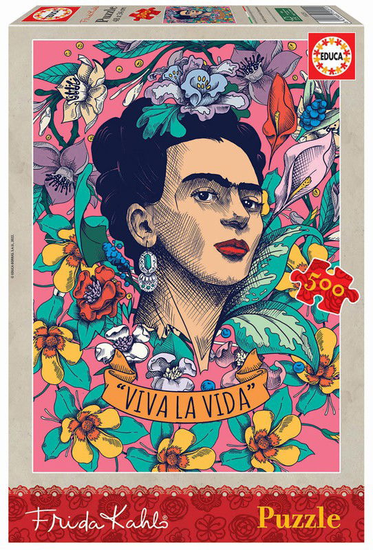 Dėlionė FRIDA KAHLO VIVA, 10-99 metų, 500 dalių