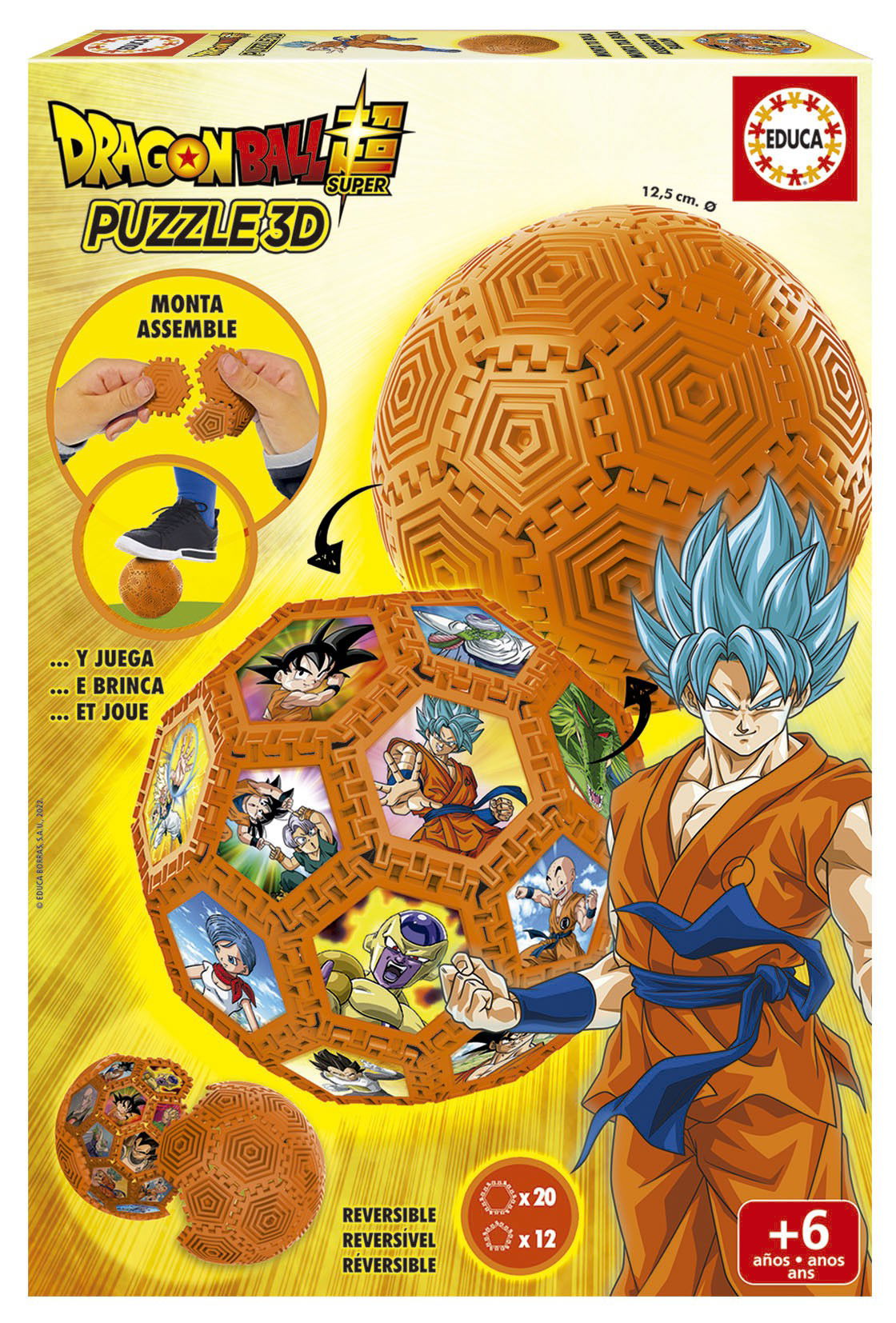 3D dėlionė DRAGON BALL, 6-12 metų