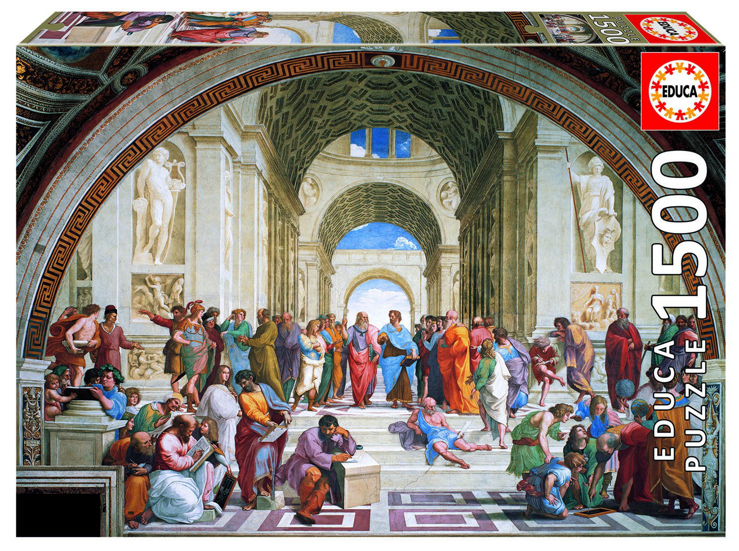 Dėlionė SCHOOL of ATHENS, RAPHAEL, 14-99 metų, 1500 dalių