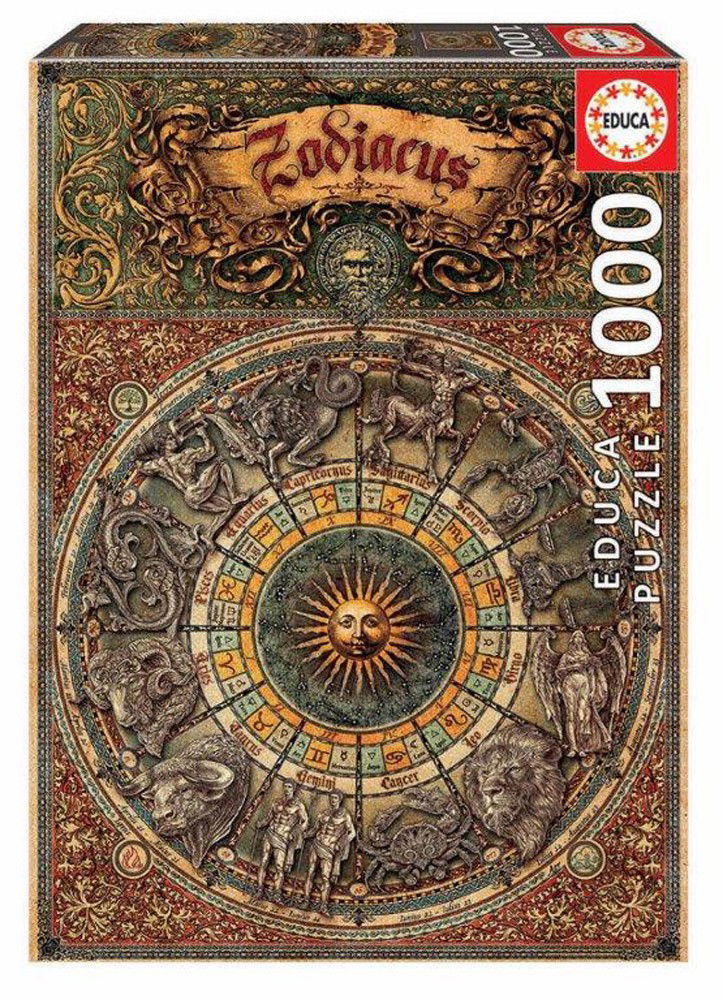 Dėlionė ZODIAKO ŽENKLAI, 12-99 metų, 1000 dalių