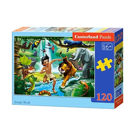 Castorland dėlionė JUNGLE BOOK 120 det.