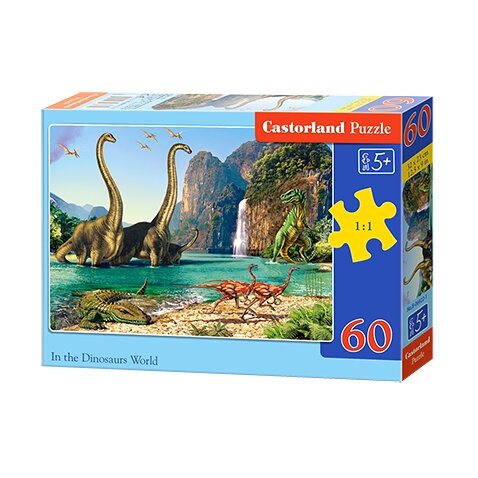 Castorland dėlionė In The Dinosaurs World 60 det.