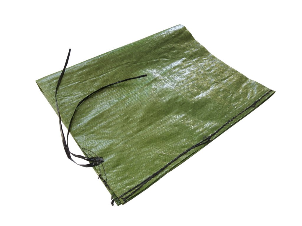 PP maišai 45 x 75  cm be plėvelės, žalia/khaki, 50 vnt.