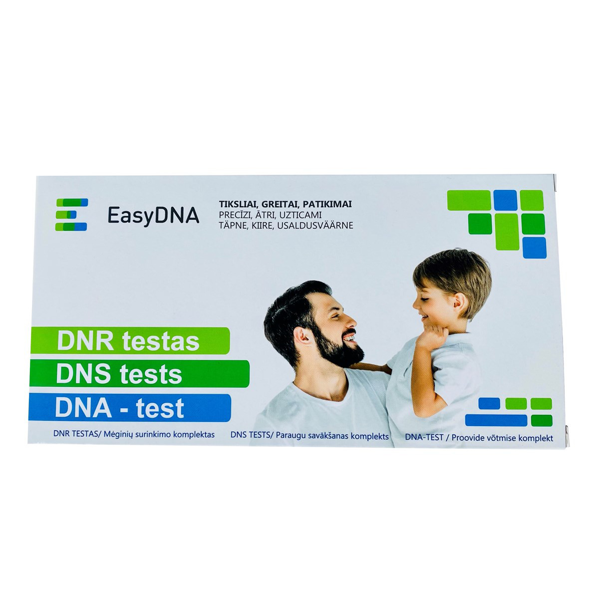 DNR tėvystės nustatymo testas/mėginių surinkimo komplektas