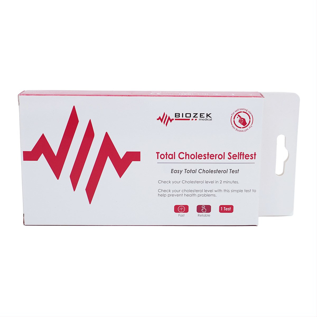 BIOZEK, Bendrojo cholesterolio savikontrolės testas, 1 vnt.