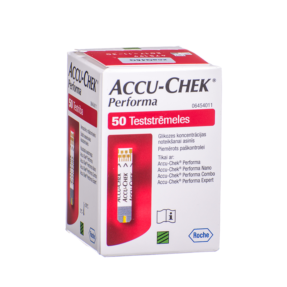 ACCU-CHEK PERFORMA, diagnostinės juostelės gliukozei, 50 vnt.