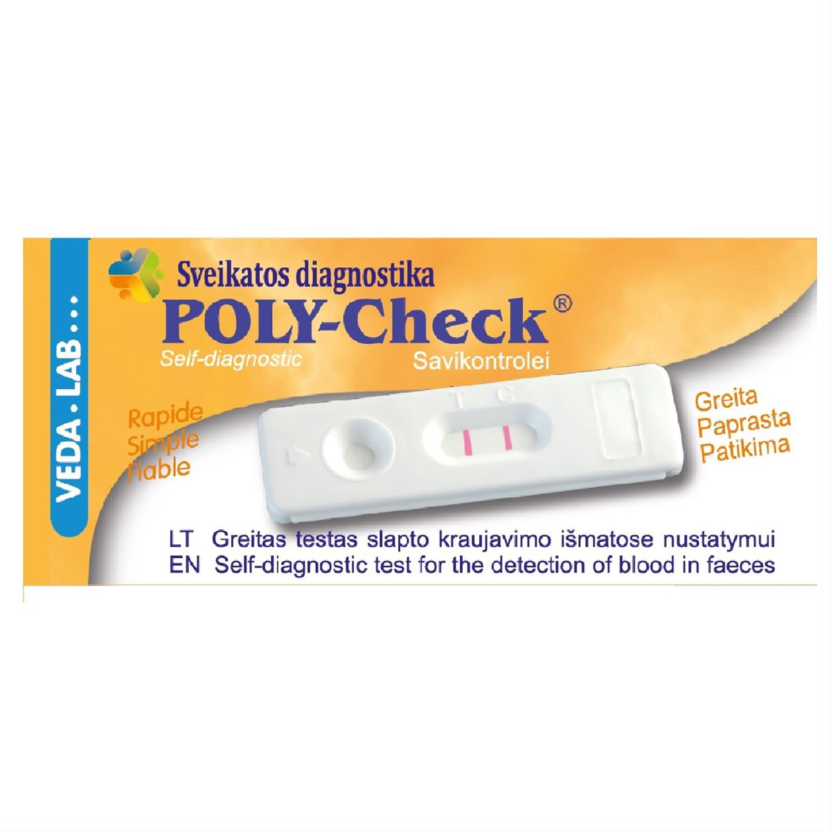 POLY-CHECK, Slapto kraujo testas, N1