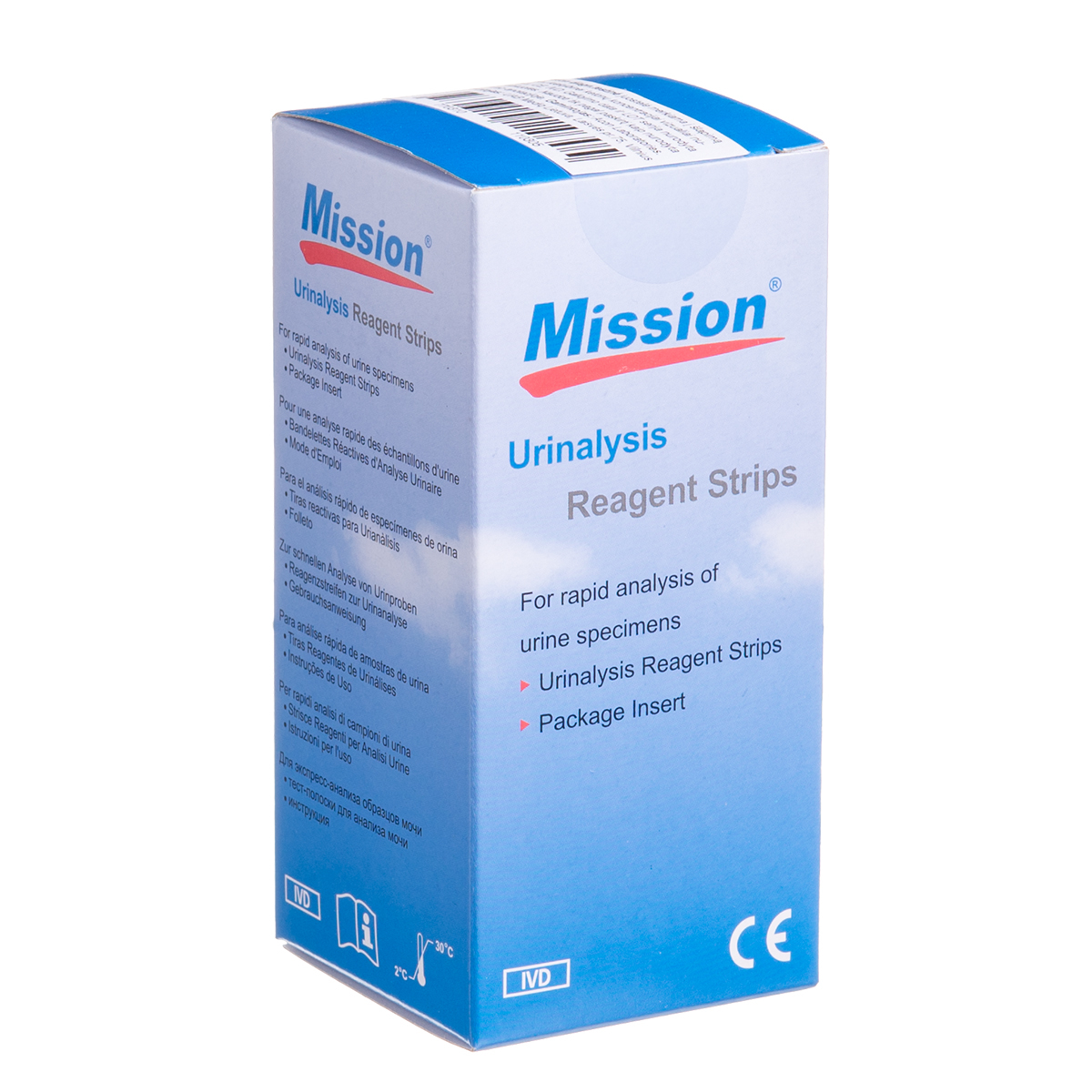 ACON MISSION KET 1KE, diagnostinės juostelės ketonams, 100 vnt.