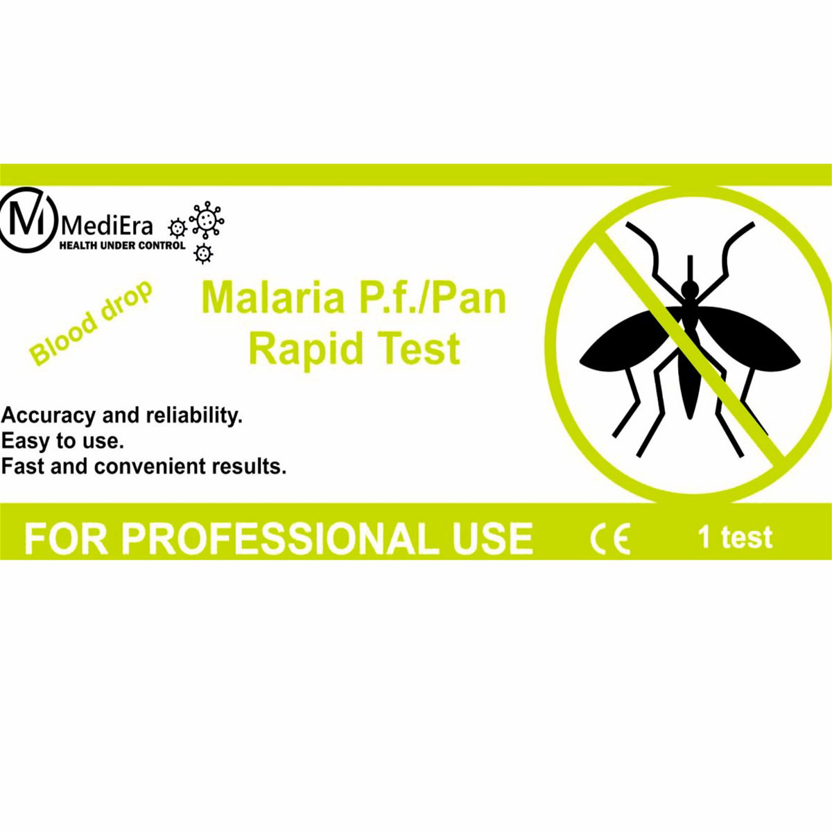 Testas maliarijos P.f./Pan, tik profesionaliam naudojimui, N1