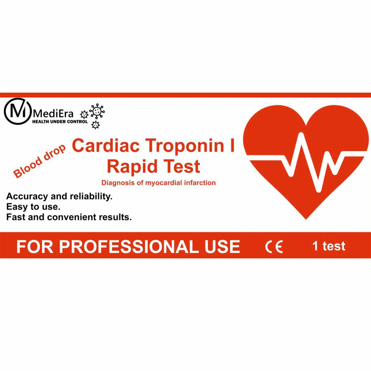 Testas širdies troponino I prof. naudojimui, N1