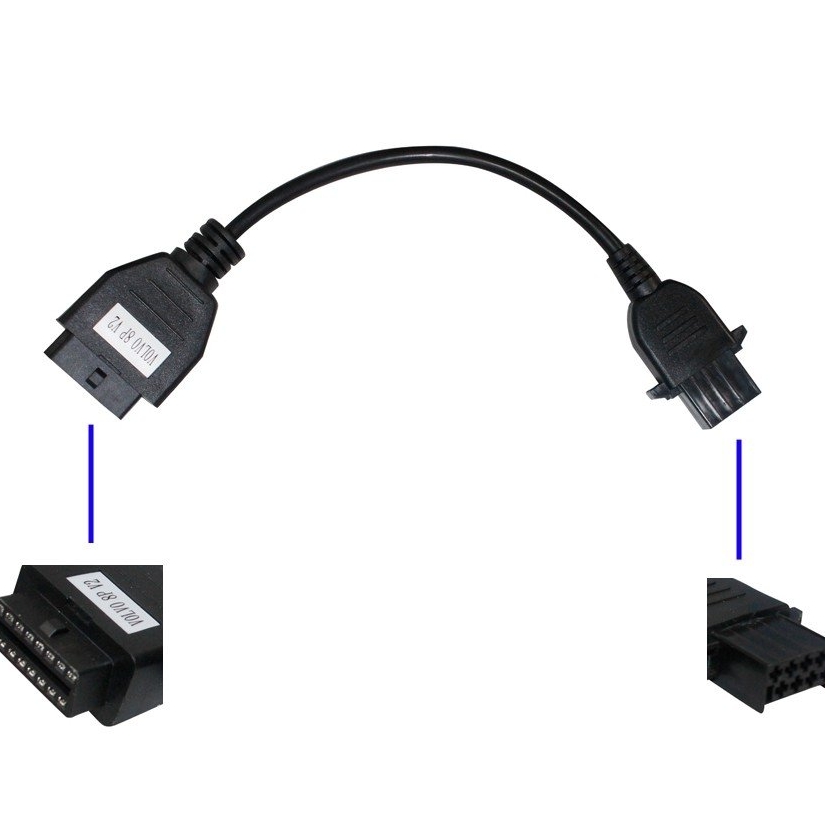 VOLVO 8pin OBD diagnostikos perėjimas - adapteris