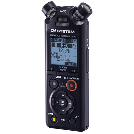 Diktofonas Olympus  Linear PCM Recorder  LS-P5  Black  Microphone connection  MP3 playback  Re