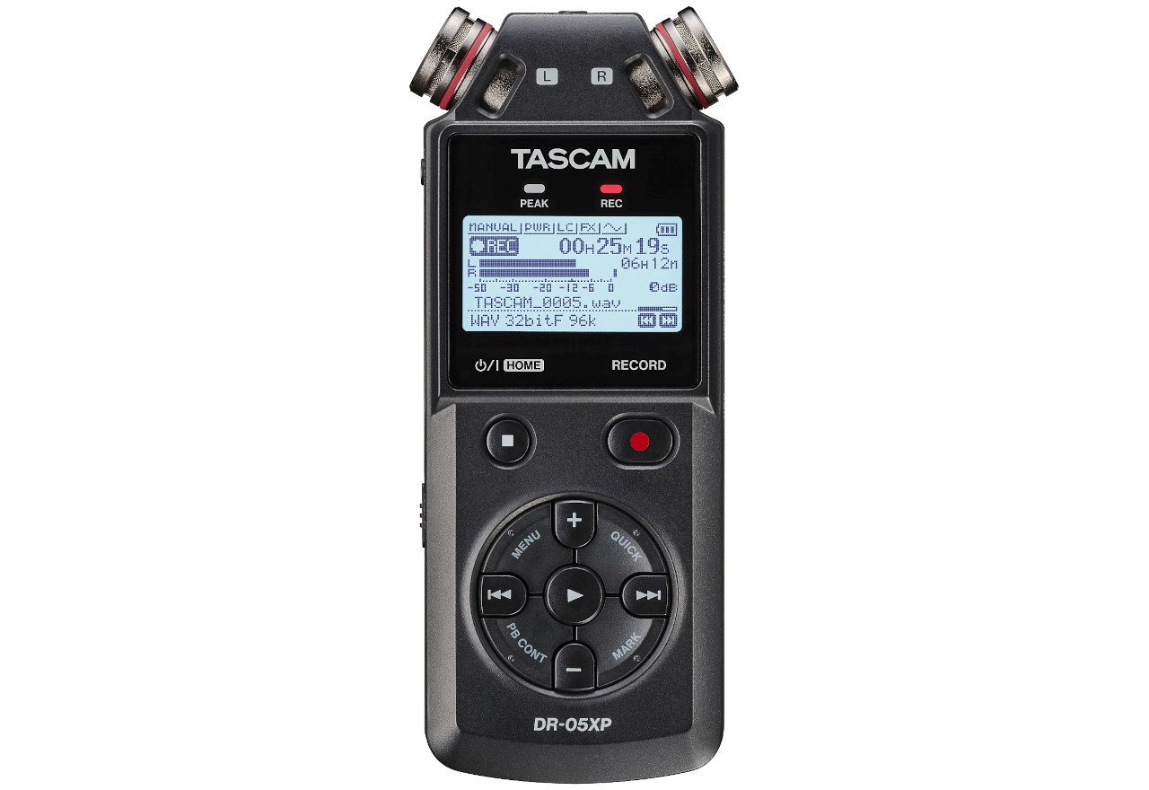 Tascam DR-05XP - Nešiojamasis skaitmeninis diktofonas su USB sąsaja