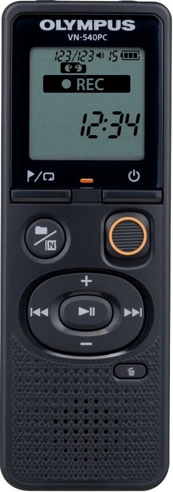Diktofonas Olympus Digital Voice Recorder (OM Branded) VN-540PC Segment display 1.39' WMA Black