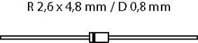 Stabilitronas 1.3W 6.8V