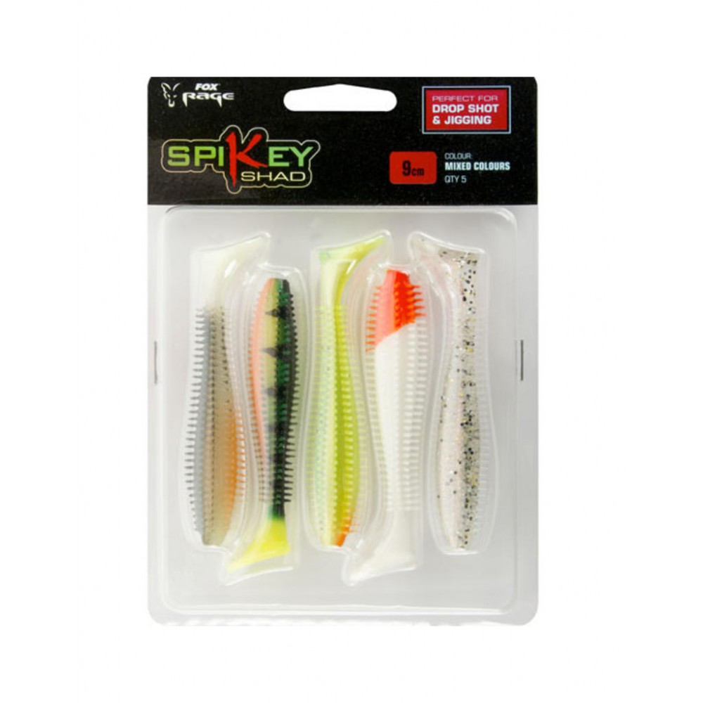 Guminukai FOX RAGE Spikey Shad 90MM Mixed