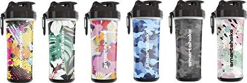 SmartShake Plaktuvė 3in1 750 ml - Spalvotos gėlės (Flower power)