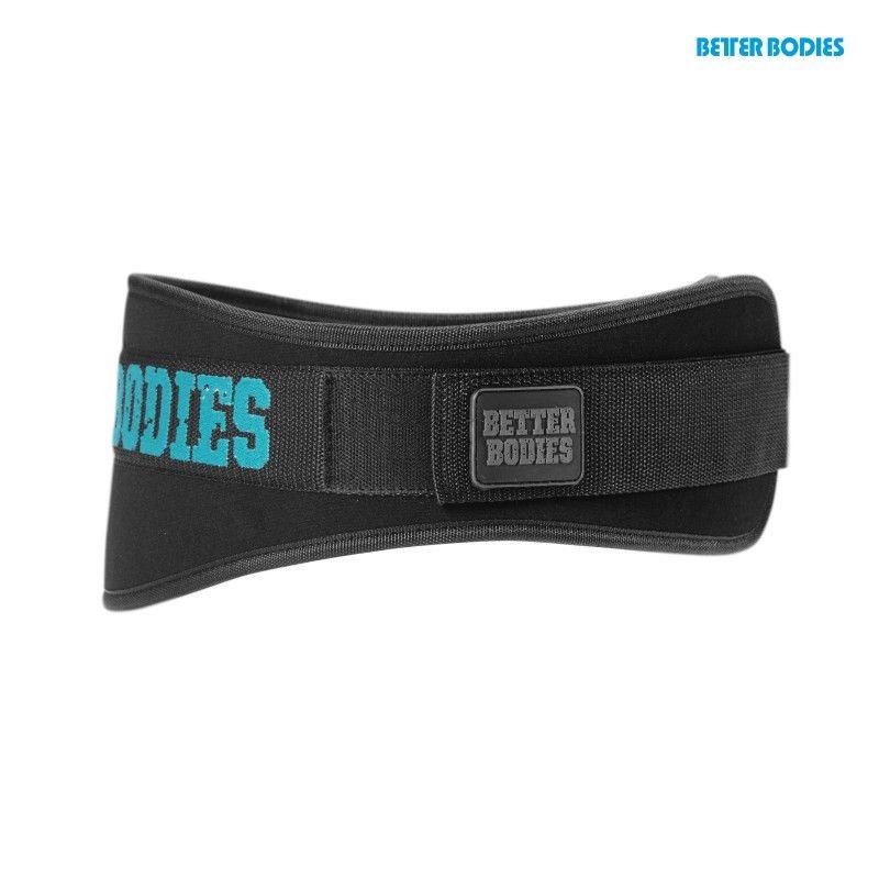 Better Bodies Womens Gym Belt Black/Pink - L Dydis