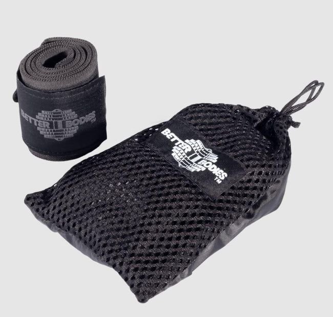 Better Bodies Heavy BB Wrist Wraps 18 Inch (riešų įtvarai) - Black spalva