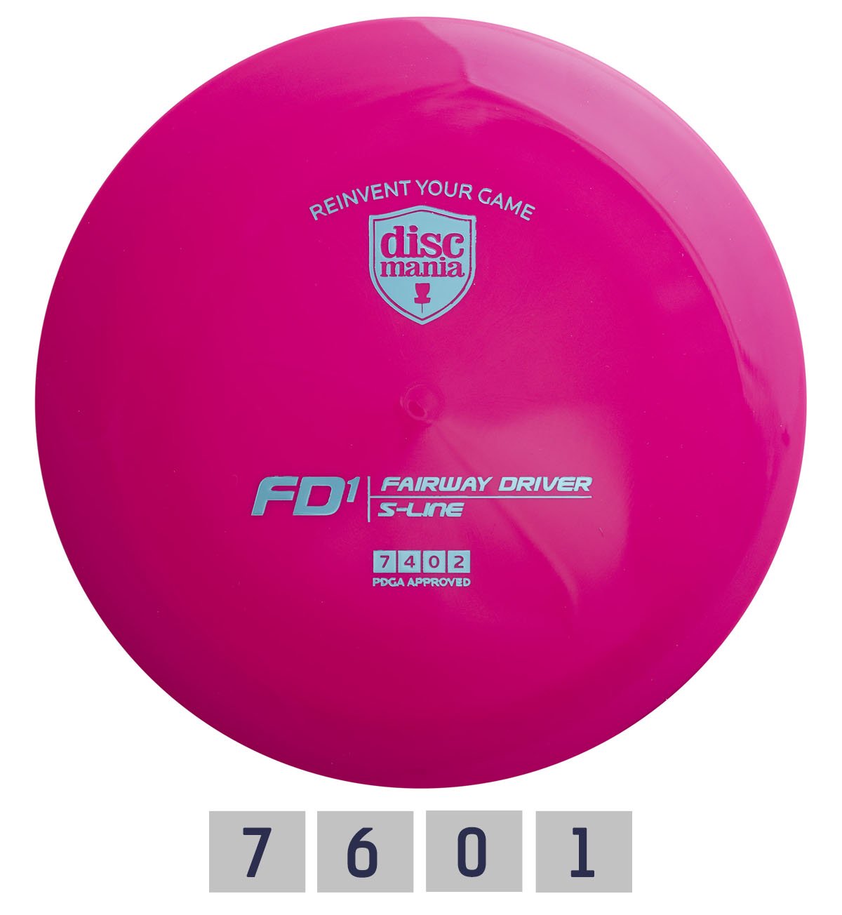 Diskgolfo diskas Fairway Driver S-LINE FD1 Pink