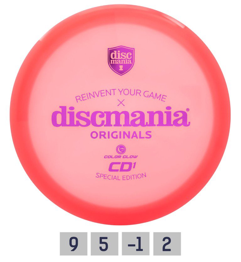 Diskgolfo diskas Distance Driver C-LINE CD1 COLOR GLOW Red