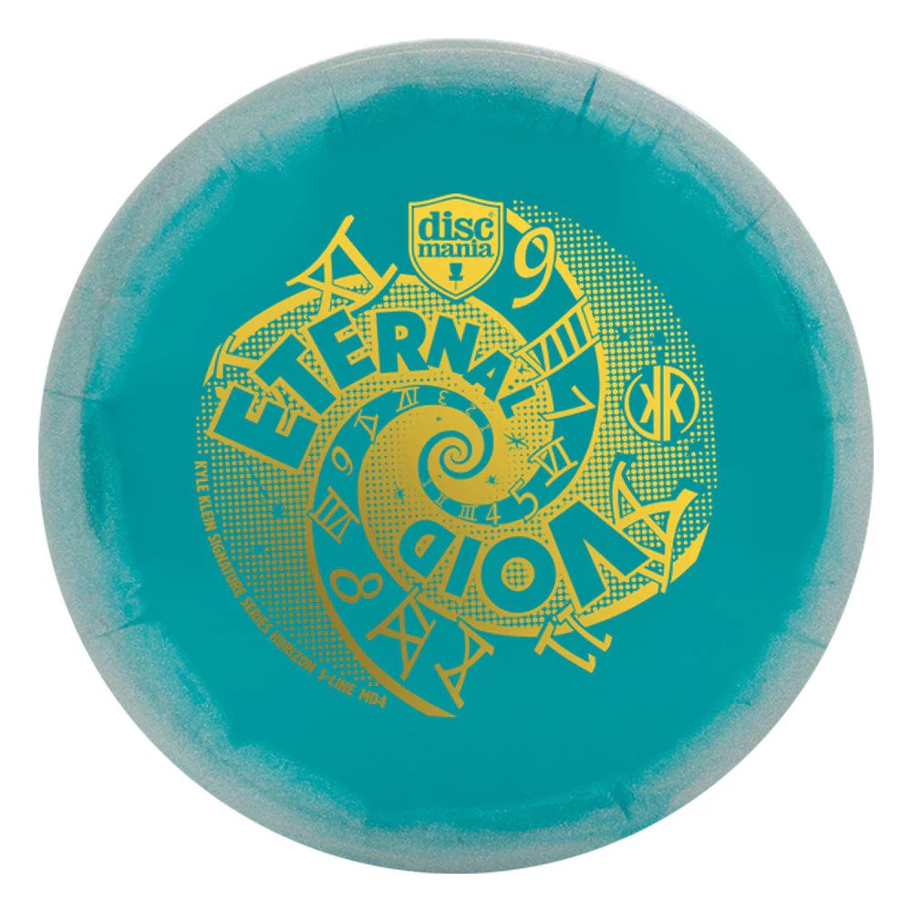 Diskgolfo diskas Midrange Driver S-LINE MD4 ETERNAL VOID Teal/Silver