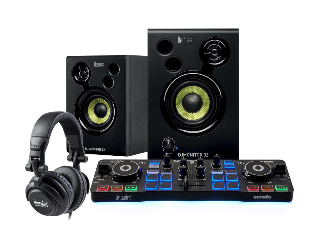 DJ pultai  Hercules  DJ Starter Kit  Speakers  USB connectivity