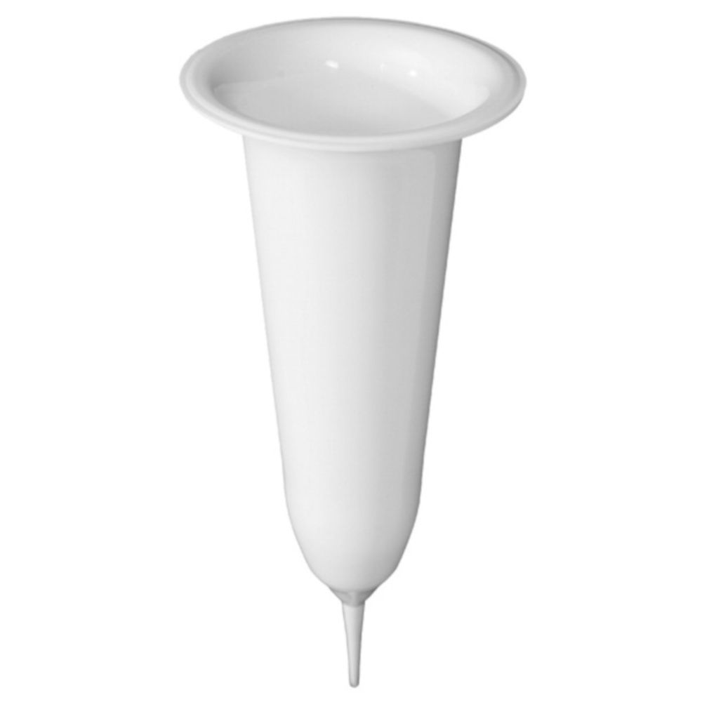 Plastikinė vaza, įsmeigiama, baltos sp., 15x41 cm