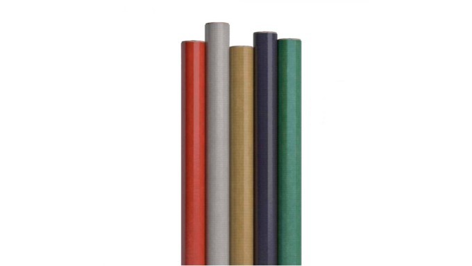 Dovanų popierius rulonėliais Kraft, įvairių sp., 200 x 70 cm