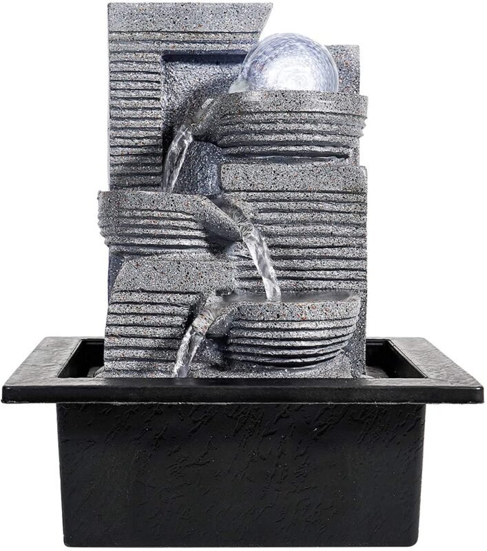 LED fontanas su apšvietimu 17 x 22 x 25 cm