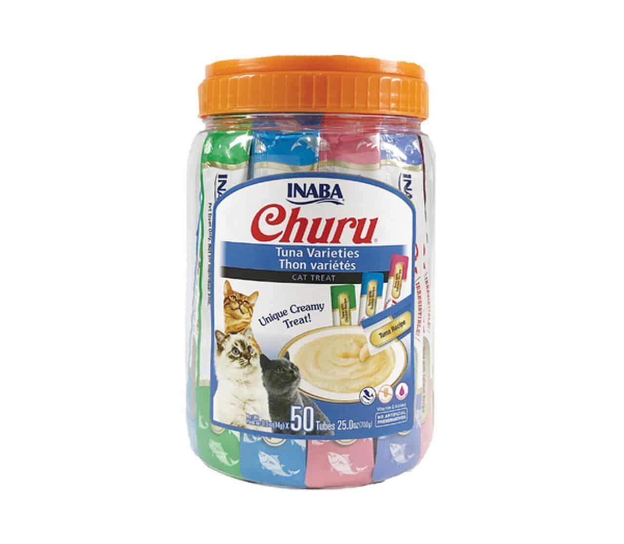 Churu Cat skanėstas Tuna Varieties 50vnt. - skanėstų rinkinys 700g