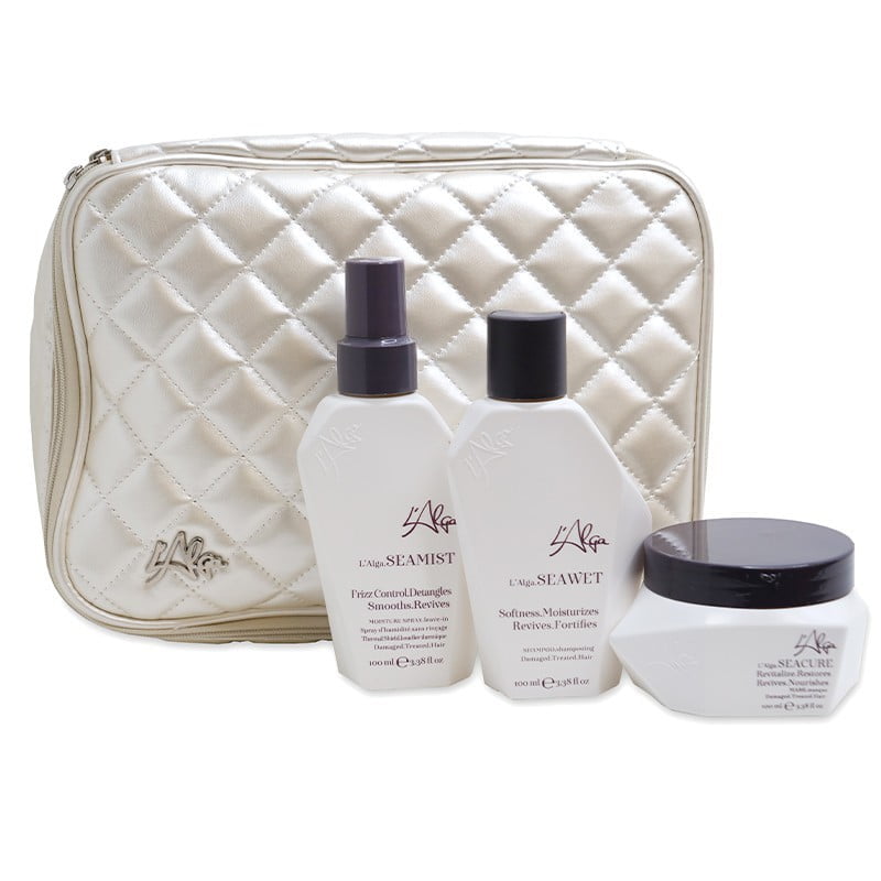 Plaukų priežiūros priemonių rinkinys L'Alga Seazone Beauty Bag